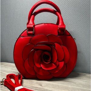 ROSE HANDBAG OR CROSSBODY NWOT